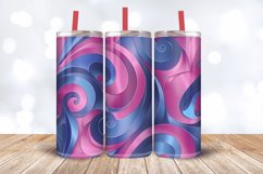 Magenta and Blue Luxury Tumbler Wrap, 20oz Skinny Tumbler Wr Product Image 3
