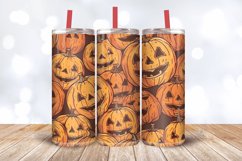 Halloween Pumpkins Tumbler Wrap, 20oz Skinny Tumbler Wraps Product Image 3