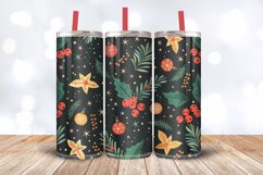 Merry Christmas Tumbler Wrap, 20oz Skinny Tumbler Wraps Product Image 3