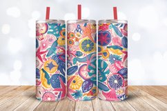 Summer Treasures Tumbler Wrap, 20oz Skinny Tumbler Wraps Product Image 3