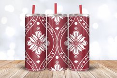 Crimson Indian Tumbler Wrap, 20oz Skinny Tumbler Wraps Product Image 3
