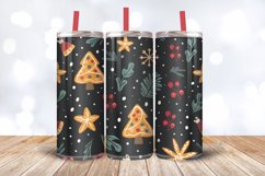 Winter Holidays Christmas Tumbler Wrap, 20oz Skinny Tumbler Product Image 3