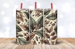 Coffee leaf Tumbler Wrap, 20oz Skinny Tumbler Wrap Product Image 3