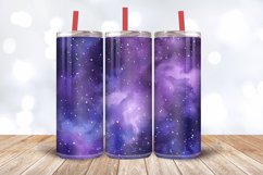 Purple Galaxy Glitter Night Sky Tumbler Wrap, 20oz Skinny Tu Product Image 3