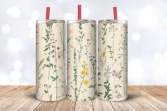 Cottage core Wildflowers Garden Tumbler Wrap, 20oz Skinny Tu Product Image 3