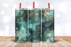 Christmas alcohol Ink Tumbler Wrap, 20oz Skinny Tumbler Wrap Product Image 3
