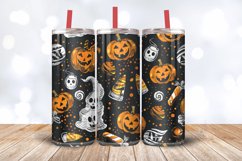 Halloween Trick or Treat Tumbler Wrap, 20oz Skinny Tumbler W Product Image 3