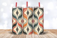 Retro Geometric Tumbler Wrap, 20oz Skinny Tumbler Wraps Product Image 3