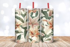 Elegant Lilies Flowers Tumbler Wrap, 20oz Skinny Tumbler Wra Product Image 3