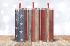 Patriotic Wood Tumbler Wrap, 20oz Skinny Tumbler Wraps Product Image 3