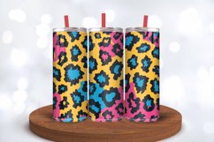 Colorful Leopard Print Tumbler Wraps, 20oz Skinny Tumbler Wr Product Image 3