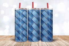 Nylon Blue Texture Tumbler Wrap, 20oz Skinny Tumbler Wraps Product Image 3