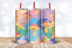 Tie-Dye Mushroom Tumbler Wrap, 20oz Skinny Tumbler Wraps Product Image 3