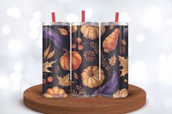 Happy Hallothanksmas Tumbler Wraps, 20oz Skinny Tumbler Wrap Product Image 3
