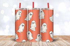 Ghost Halloween Tumbler Wrap, 20oz Skinny Tumbler Wraps Product Image 3