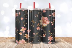Spring Hand Embroidery Tumbler Wrap, 20oz Skinny Tumbler Wra Product Image 3