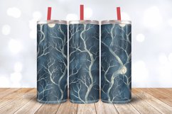 Mystic Moonlit Trees Tumbler Wrap, 20oz Skinny Tumbler Wraps Product Image 3