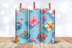 Birthday Party Decoration Gift Tumbler Wrap, 20oz Skinny Tum Product Image 3