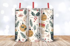 Christmas Time Tumbler Wrap, 20oz Skinny Tumbler Wraps Product Image 3
