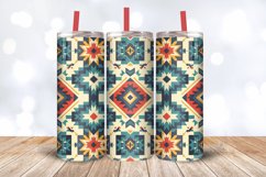 Ethnic Southwest Tumbler Wrap, 20oz Skinny Tumbler Wrap Product Image 3