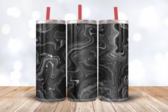 Black marble Tumbler Wrap, 20oz Skinny Tumbler Wraps Product Image 3