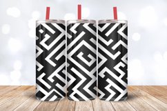 Abstract Maze Tumbler Wrap, 20oz Skinny Tumbler Wrap Product Image 3