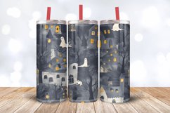 Ghost Village Halloween Tumbler Wrap, 20oz Skinny Tumbler Wr Product Image 3
