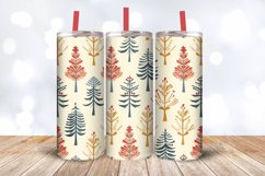 Tree Seamless Christmas Tumbler Wrap, 20oz Skinny Tumbler Wr Product Image 3