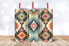 Aztec Diamond Tumbler Wrap, 20oz Skinny Tumbler Wraps Product Image 3