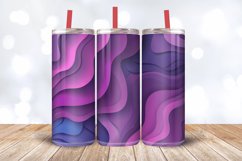 Psychedelic Dreamy Purple Tumbler Wrap, 20oz Skinny Tumbler Product Image 3