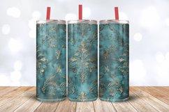 Luxury Teal Tumbler Wrap, 20oz Skinny Tumbler Wraps Product Image 3