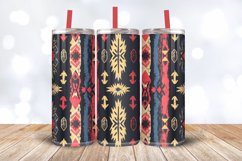 Boho Tribal Print Tumbler Wrap, 20oz Skinny Tumbler Wrap Product Image 3