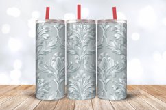 Grey Fabric Vintage Soft Tumbler Wrap, 20oz Skinny Tumbler W Product Image 3