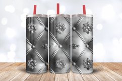 Luxury Silver Tumbler Wrap, 20oz Skinny Tumbler Wraps Product Image 3
