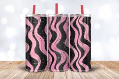 Pink and Black Fashion Tumbler Wrap, 20oz Skinny Tumbler Wra Product Image 3