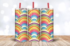 Summer Rainbow Tumbler Wrap, 20oz Skinny Tumbler Wraps Product Image 3