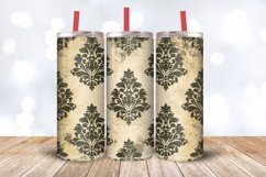 Vintage Damask Tumbler Wrap, 20oz Skinny Tumbler Wraps Product Image 3