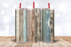 Shabby Wood Tumbler Wrap, 20oz Skinny Tumbler Wraps Product Image 3