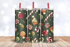 Candy Seamless Christmas Tumbler Wrap, 20oz Skinny Tumbler W Product Image 3