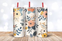 Bouquet Flower Cottage core Tumbler Wrap, 20oz Skinny Tumble Product Image 3
