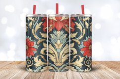 Jacquard Fabric Flowers Tumbler Wrap, 20oz Skinny Tumbler Wr Product Image 3