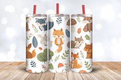 Woodland Animals Tumbler Wrap, 20oz Skinny Tumbler Wraps Product Image 3