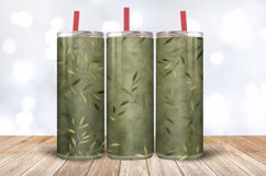 Luxury Olive Tumbler Wrap, 20oz Skinny Tumbler Wraps Product Image 3