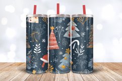 Whimsical Christmas Tumbler Wrap, 20oz Skinny Tumbler Wraps Product Image 3