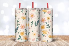 Cottage core Spring Floral Tumbler Wrap, 20oz Skinny Tumbler Product Image 3