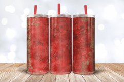 Luxury Red Tumbler Wrap, 20oz Skinny Tumbler Wraps Product Image 3