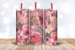 Wild Roses Tumbler Wrap, 20oz Skinny Tumbler Wraps Product Image 3