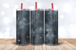 Silver Starry Night Tumbler Wrap, 20oz Skinny Tumbler Wraps Product Image 3