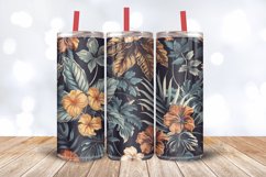 Vintage Chill Floral Tumbler Wrap, 20oz Skinny Tumbler Wraps Product Image 3