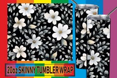 Tumbler Wrap Delights: Watercolor Flowers Product Image 1